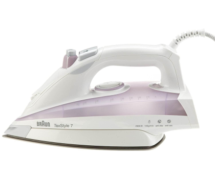 Żelazko Braun TexStyle 7 TS715 2300W biało-różowe